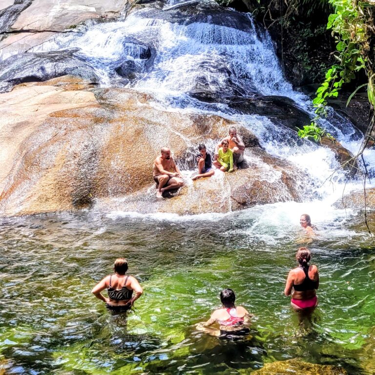 foto da Cachoeira do Guaratuba